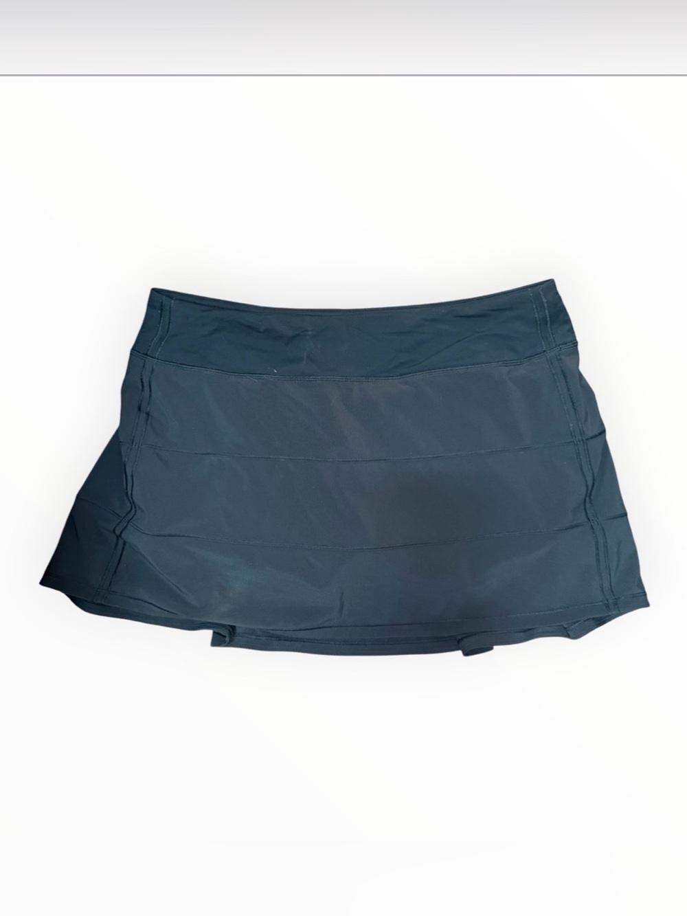 Black Lululemon Pace Rival Mid-Rise Skirt size 12 - Picture 2 of 3